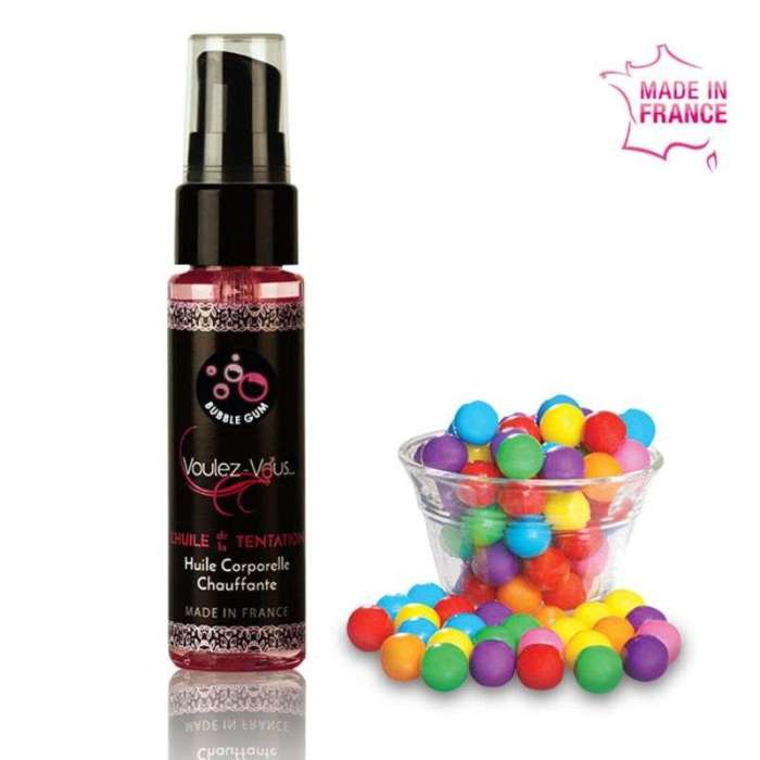 LUBRIFICANTE QUENTE - VOULEZ-VOUS SABOR CHICLE 35 ML