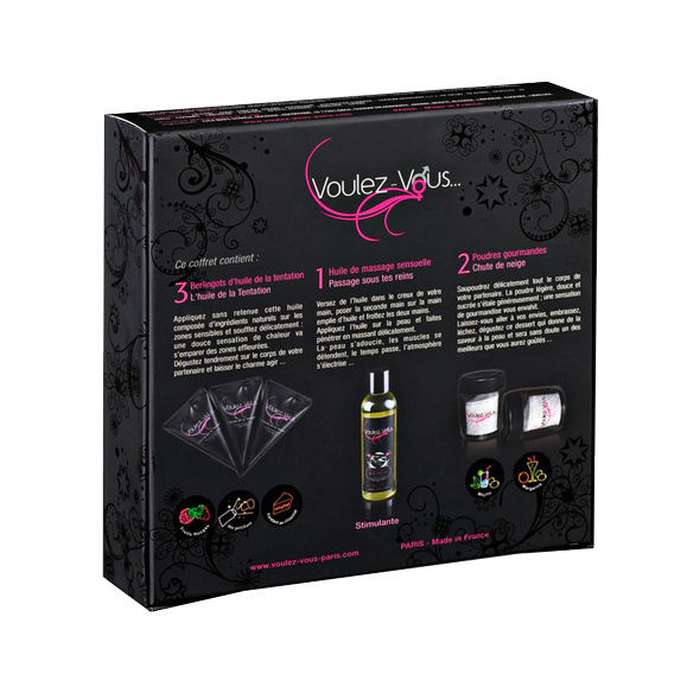 KIT DE MASSAGEM - CAIXA DE CASAMENTO VOULEZ-VOUS