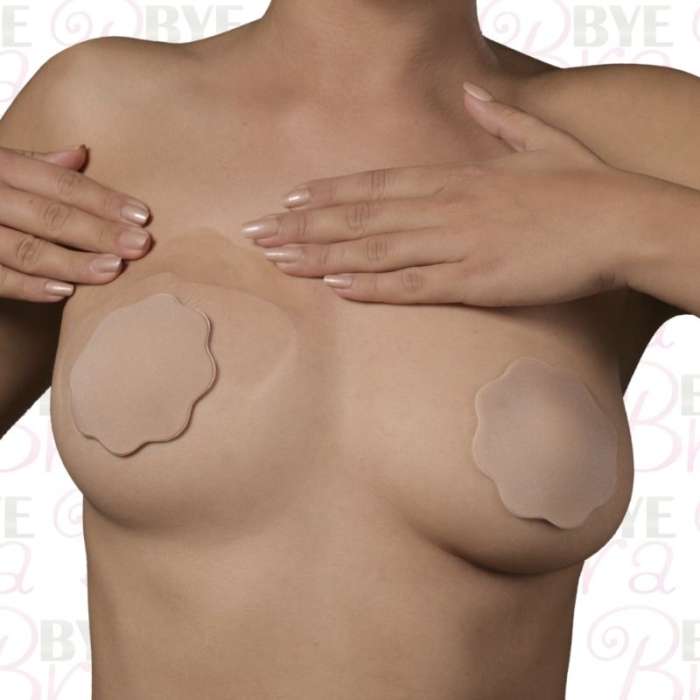 TAPA MAMILOS - BYE-BRA PEITO DE MAMA + COPO DE SILICONE PARA BICO FH