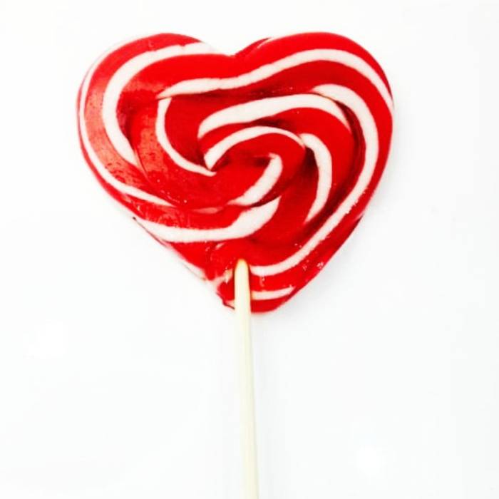 PIRULETA CORAZON CARAMELO  FRESA Y...