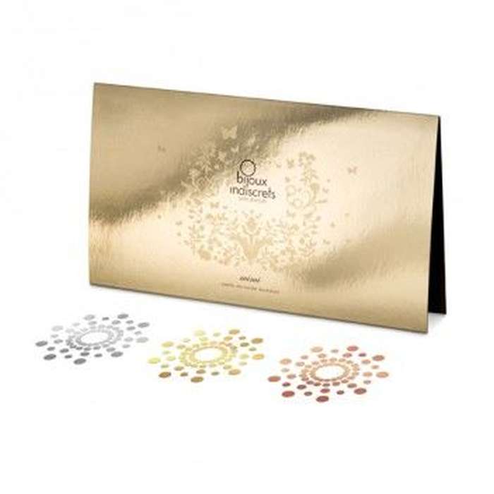 DECORAÇÃO PARA MAMILOS - BIJOUX MIMI METALLIC SKIN TRANSFER