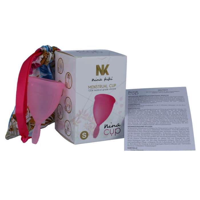 NINA CUP MENSTRUAL CUP TAMANHO S ROSA