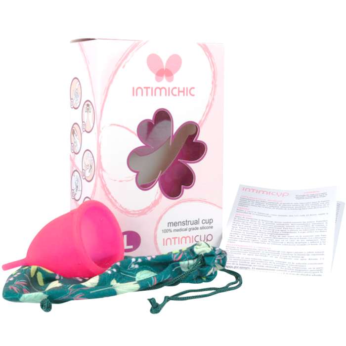 COPO MENSTRUAL INTIMICHIC GRADE SILICONE MEDICAL SIZE L