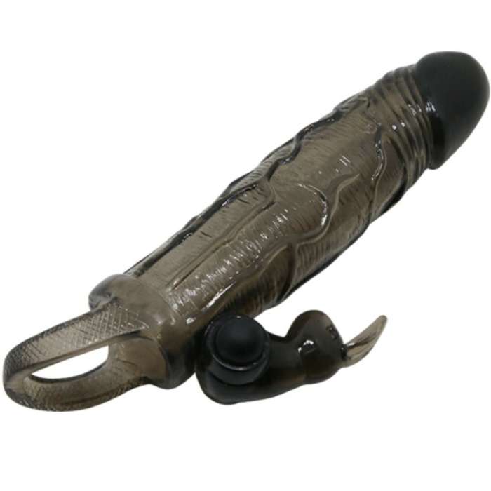 MANGA PARA PÊNIS COM ESTIMULADOR DE CLITORIS - BRAVE MAN