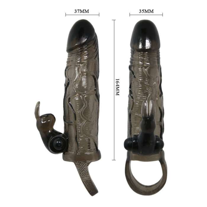 MANGA PARA PÊNIS COM ESTIMULADOR DE CLITORIS - BRAVE MAN