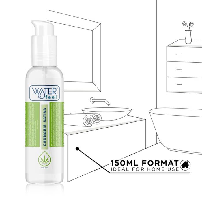 LUBRIFICANTE - WATERFEEL CANNABIS 150ML EN IT NL FR DE