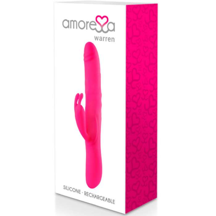 VIBRADOR G-SPOT E ESTIMULADOR DE CLITORIS - AMORESSA WARREN PREMIUM