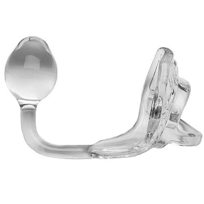 ANEL PARA PÉNIS COM PLUG ANAL - ARMOR TUG LOCK