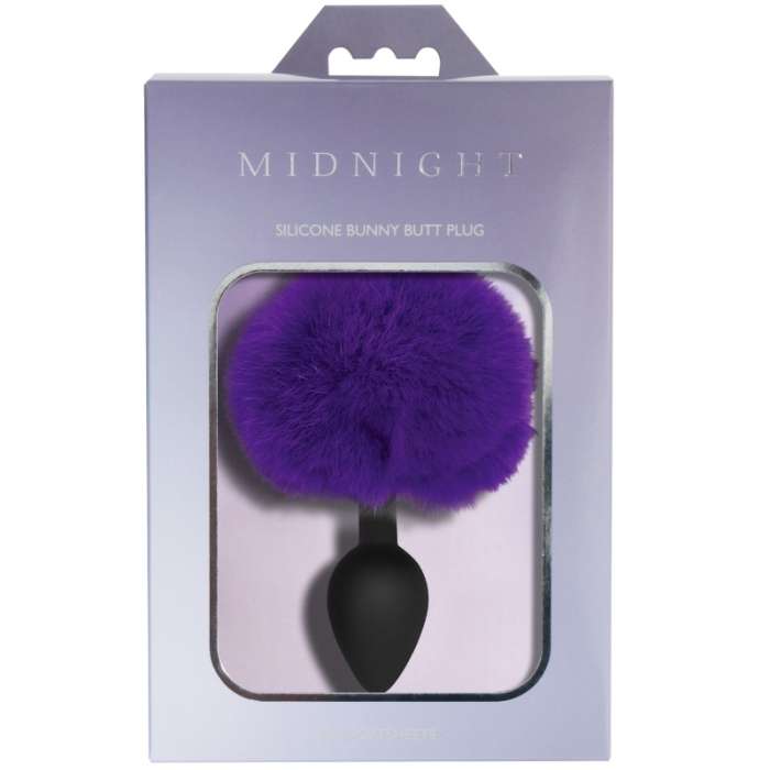 PLUG ANAL DE SILICONE COM CAUDA