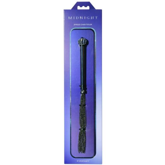 SPORTSHEETS MIDNIGHT JEWELED CHAIN TICKLER