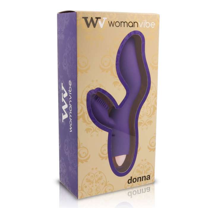 VIBRADOR G-SPOT E ESTIMULADOR DE CLITORIS - WOMANVIBE DONNA