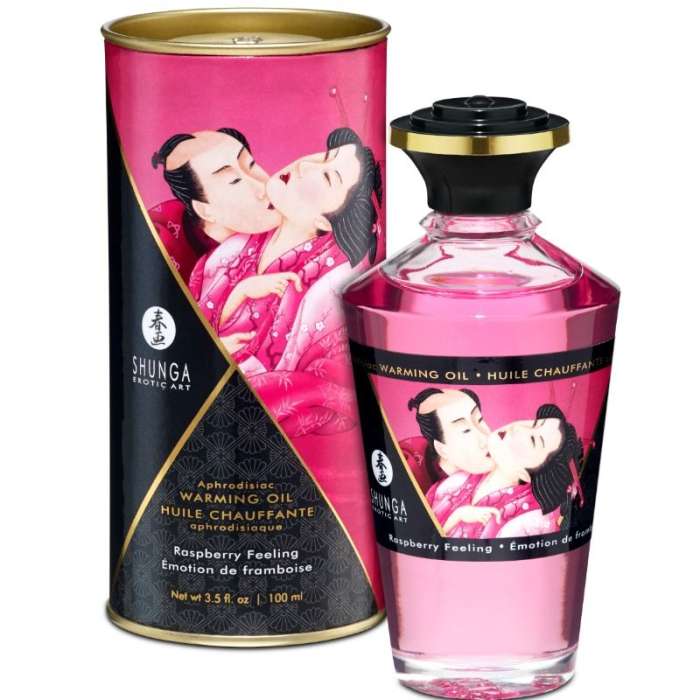 OLEO QUENTE COMESTIVEL - SHUNGA FRAMBOESA SENTIMENTO 100 ML