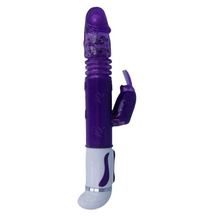 VIBRADOR COM ROTAÇÃO E ESTIMULADOR DE CLITORIS - INTENSE ESTUARD