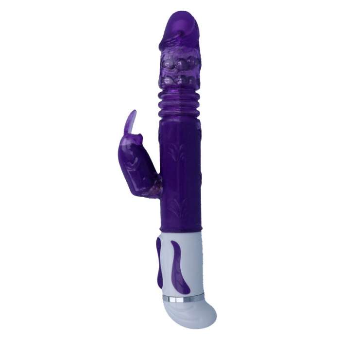 VIBRADOR COM ROTAÇÃO E ESTIMULADOR DE CLITORIS - INTENSE ESTUARD