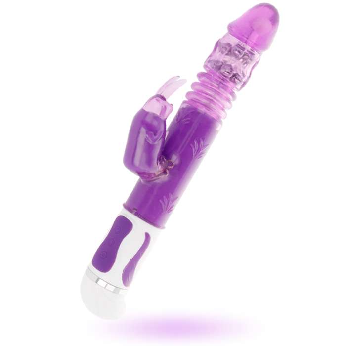 VIBRADOR COM ROTAÇÃO E ESTIMULADOR DE CLITORIS - INTENSE ESTUARD