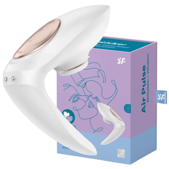 VIBRADOR PARA CASAL / SUGADOR DE CLITORIS - SATISFYER PRO 4
