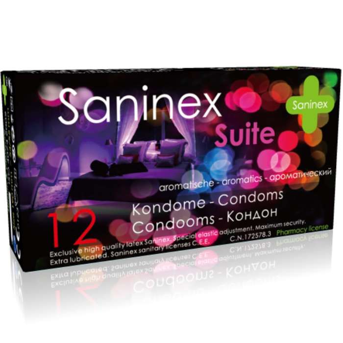 PRESERVATIVOS - SANINEX CONDOMS SUITE 12 UNIDADES