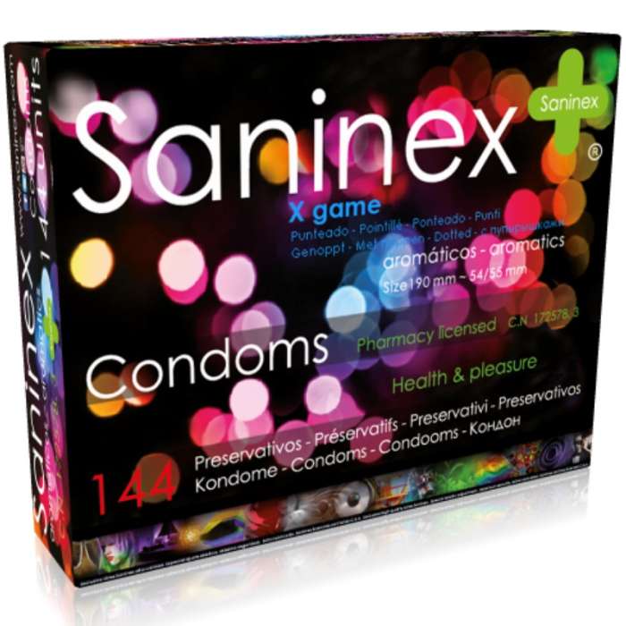 SANINEX PRESERVATIVOS X JOGO AROMÁ...
