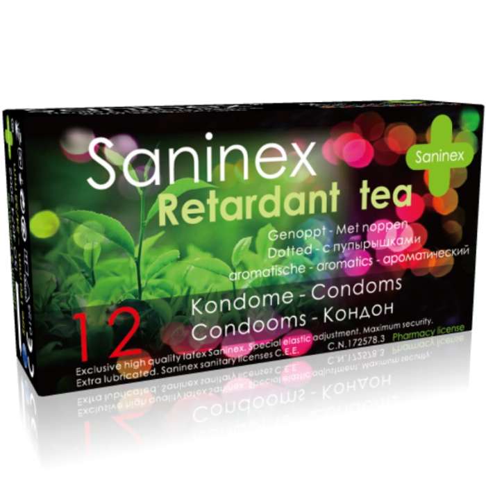 SANINEX RETARDANT TE CONDOMS 12 UN...