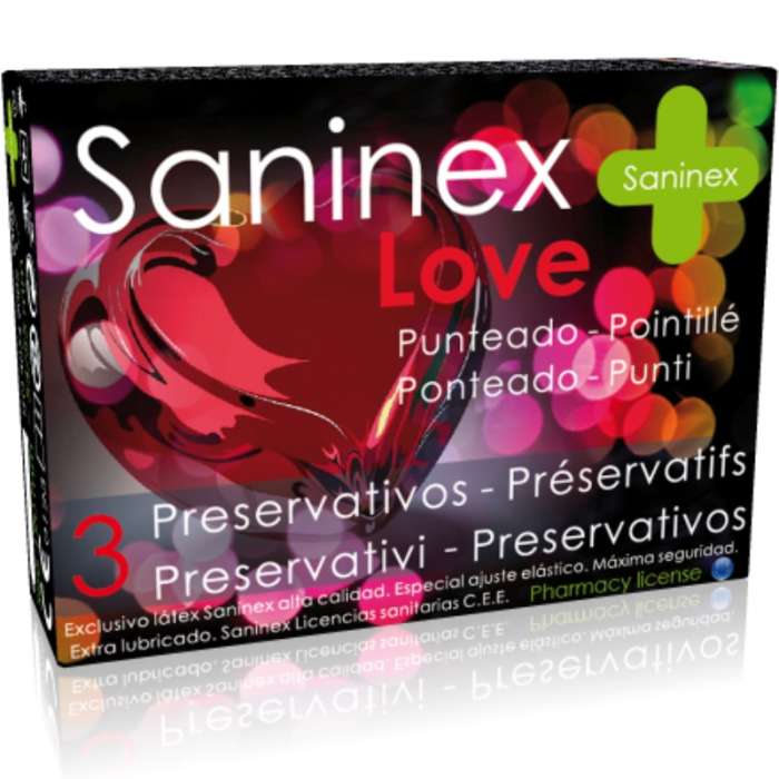PRESERVATIVOS - SANINEX LOVE 3 UNIDADES
