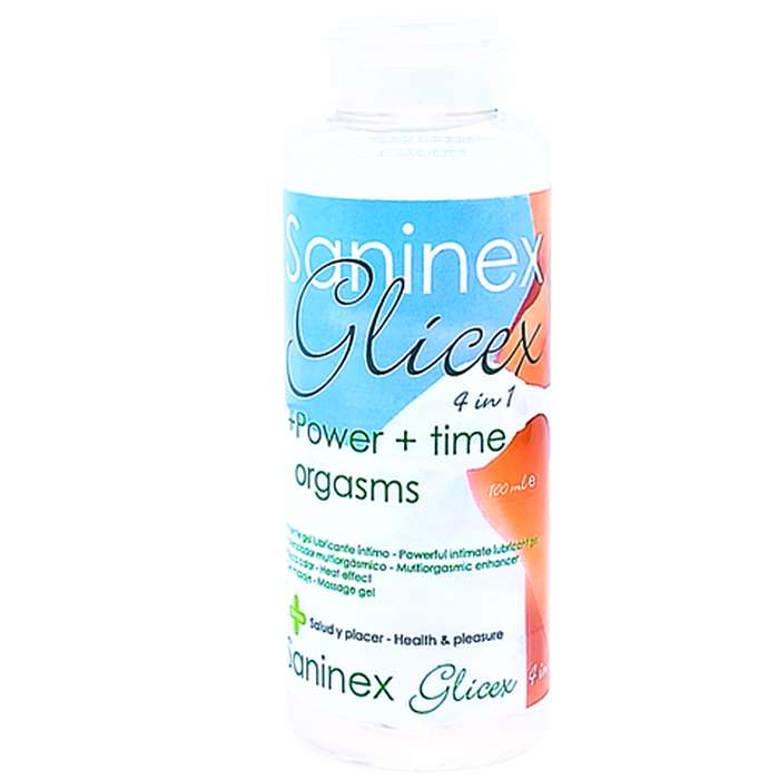 LUBRIFICANTE - SANINEX EXTRA LUBRIFICANTE GLICEX 4 EM 1 + POTÊNCIA + TEMPO 100ML