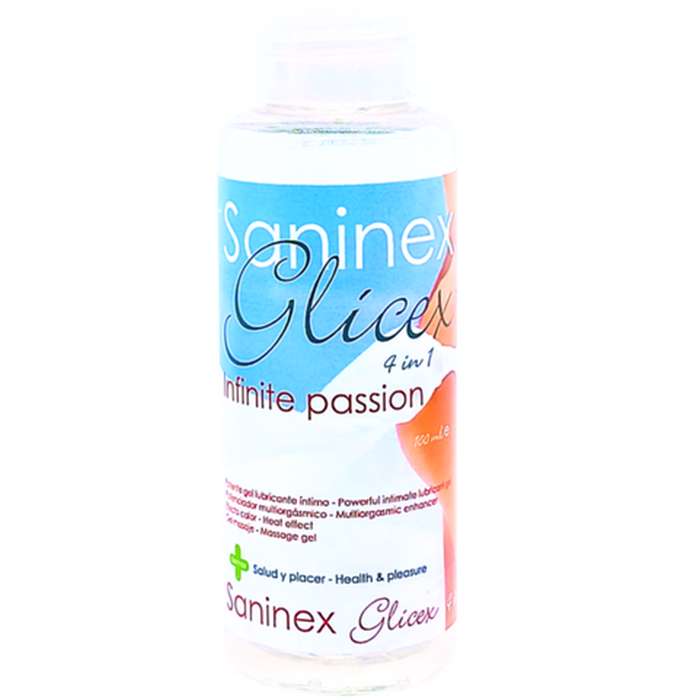 LUBRIFICANTE - SANINEX EXTRA LUBRICANT GLICEX 4 EM 1 INFINITE PASSION 100ML