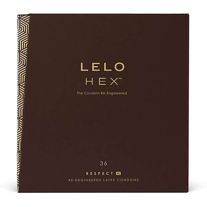PRESERVATIVOS - LELO HEX CONDOMS RESPECT XL 36 PACK