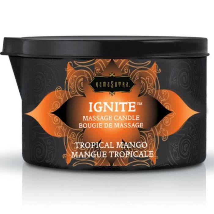 VELA DE MASSAGEM - KAMASUTRA  TROPICAL MANGO 170 GR