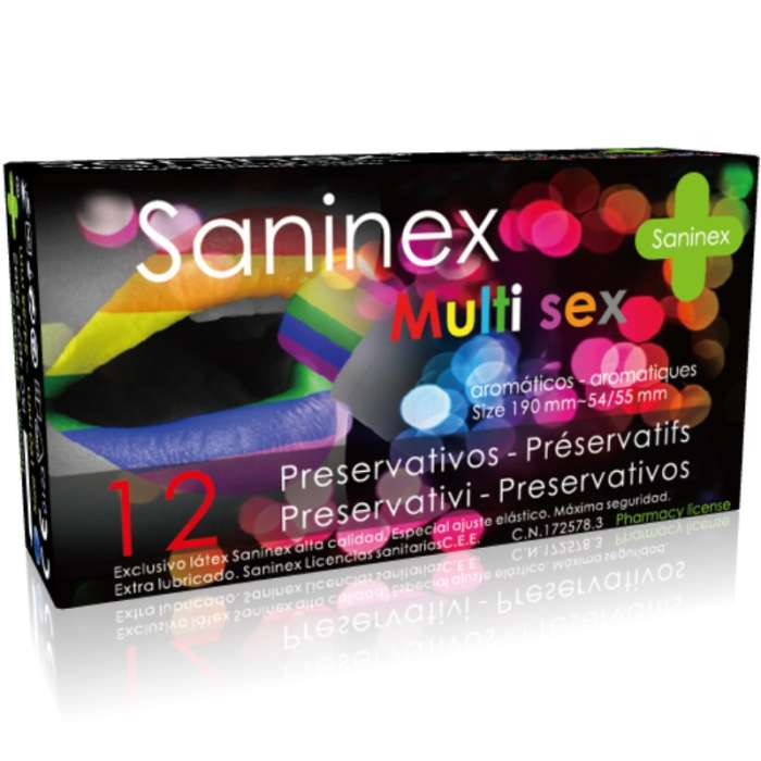 SANINEX MULTISEX CONDOMS 12 UNIDADES