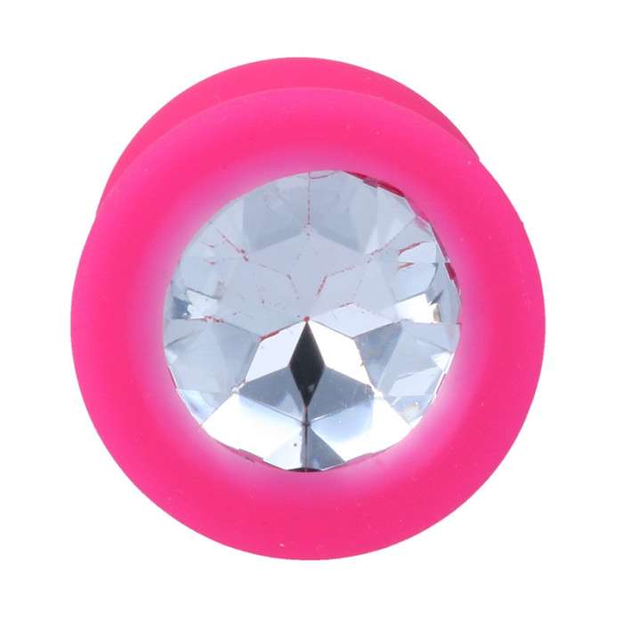 PLUG TAMANHO M SILICONE ROSA INTENSE ANAL TOYS