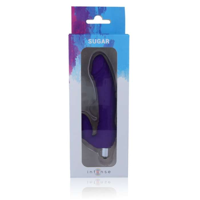 VIBRADOR COM ESTIMULADOR DE CLITORIS - INTENSE SUGAR