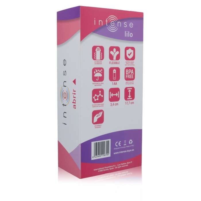 VIBRADOR G-SPOT E ESTIMULADOR DE CLITORIS - INTENSE LILO