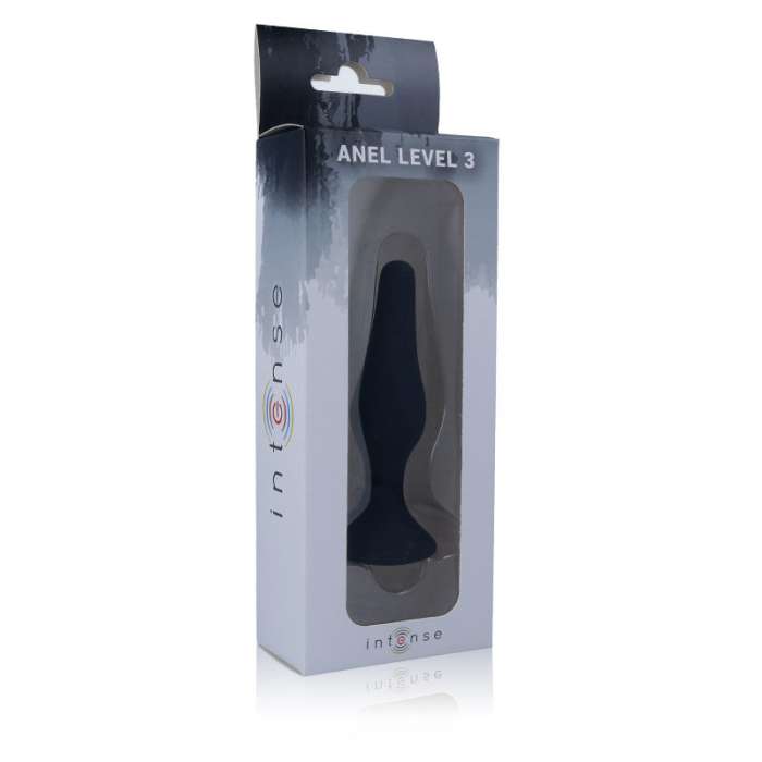 PLUG  ANAL - INTENSO 3 - 12,5 CM PRETO