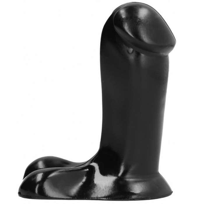 DILDO REALISTICO - ALL BLACK 14 CM