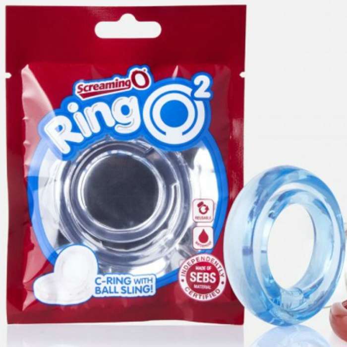ANEL DUPLO PÊNIS E TESTÍCULOS   - SCREAMING O