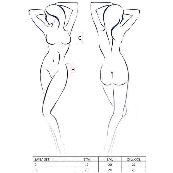 CONJUNTO PASSION SAYLA -TAMANHO L / XL