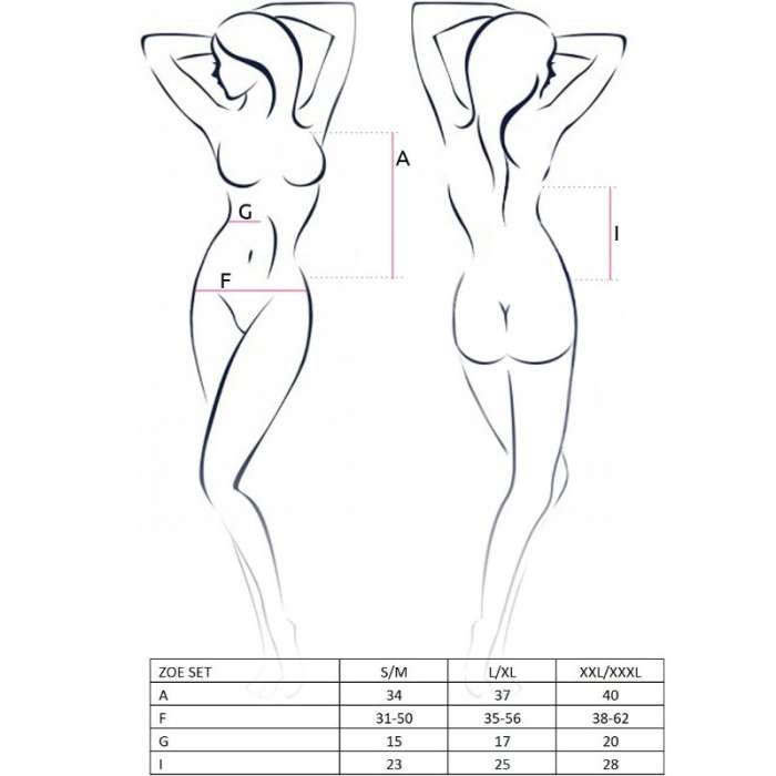 CONJUNTO PASSION WOMAN ZOE - TAMANHO L / XL