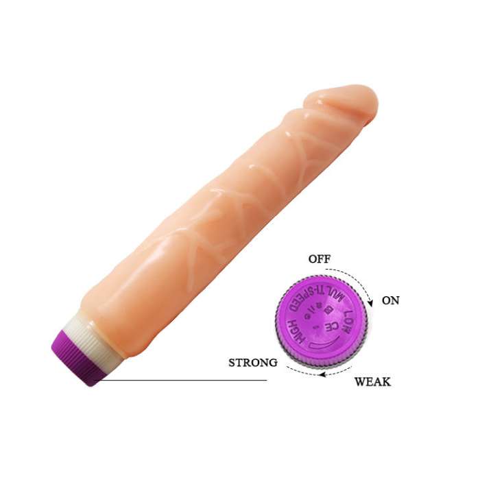 VIBRADOR REALISTICO - 25,5 CM - BAILE VIBRATORS