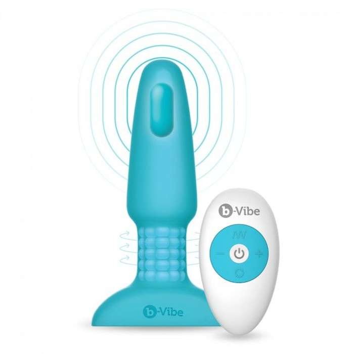 PLUG ANAL - B-VIBE RIMMING CONTROL REMOTO ANAL PLUG 2 TEAL