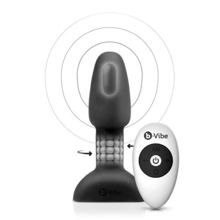 CONTROLO REMOTO ANAL PLUG PETITE NEGRO