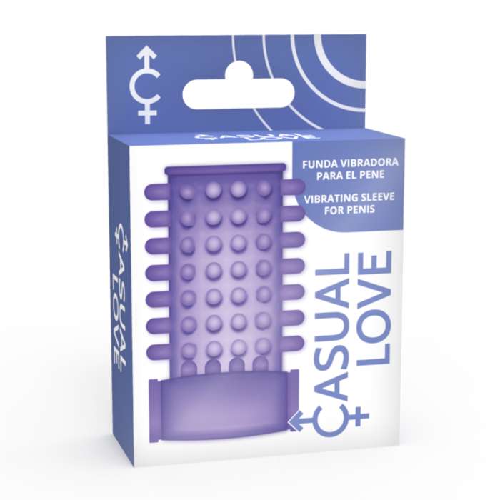 MANGA PARA PENIS COM VIBRAÇÃO - CASUAL LOVE