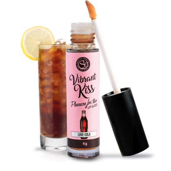 GLOSS COM VIBRAÇÃO - SECRET PLAY  COLA