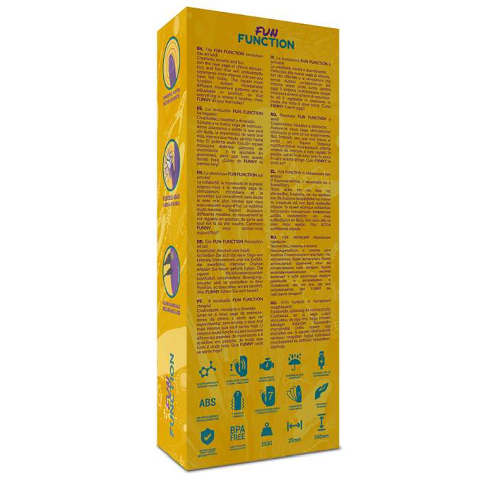 VIBRADOR FLEXIVEL COM ESTIMULADOR DE CLITORIS - FUN FUNCTION BUNNY