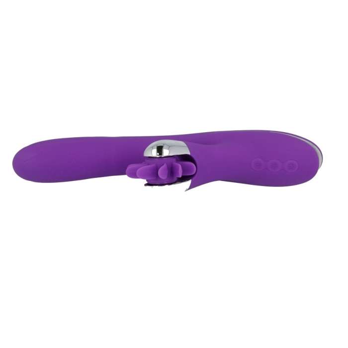 VIBRADOR FLEXIVEL COM ESTIMULADOR DE CLITORIS - FUN FUNCTION BUNNY