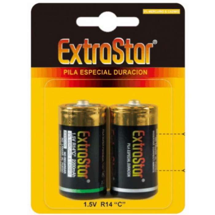 BATERIAS EXTRASTAR DE LONGA DURAÇÃ...
