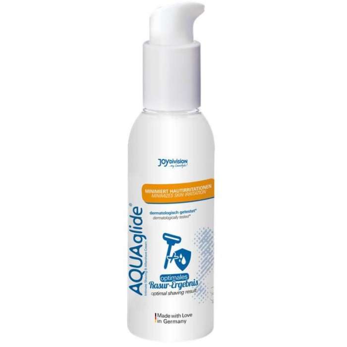 CREME DE BARBEAR - AQUAGLIDE INTIMATE SHAVING E PÓS-BARBEAR CREME 125 ML