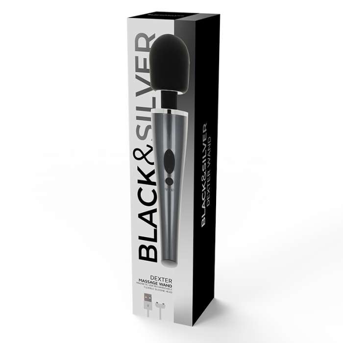 MASSAGEADOR DE VARINHA - BLACK & SILVER