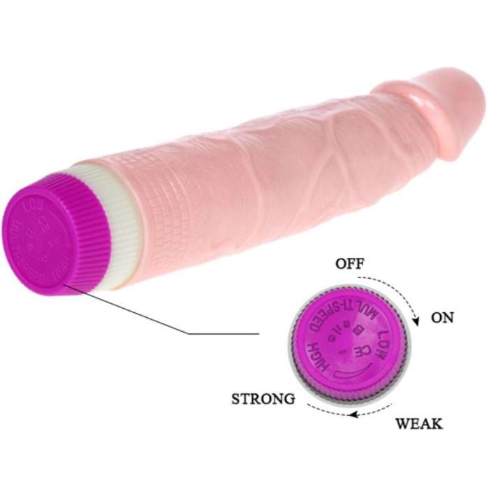 VIBRADOR REALÍSTICO - 21,5 CM - BAILE VIBRATORS