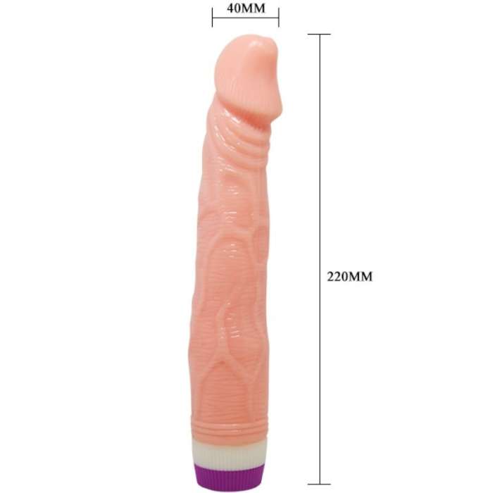 VIBRADOR REALÍSTICO - 22 CM - BAILE VIBRATORS