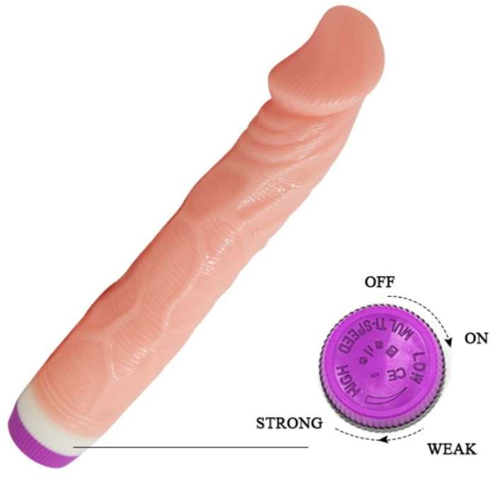 VIBRADOR REALÍSTICO - 22 CM - BAILE VIBRATORS